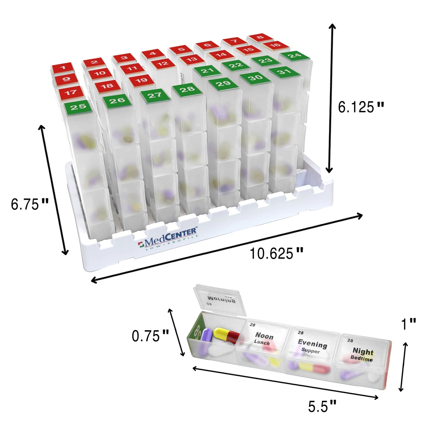 MedCenter Low Profile XL Organizer