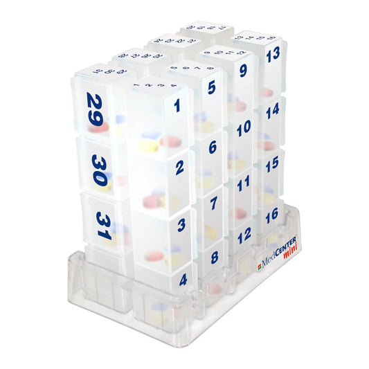 MedCenter 31 Day Compact Mini Organizer