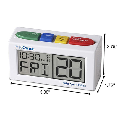 MedCenter Talking Alarm Clock