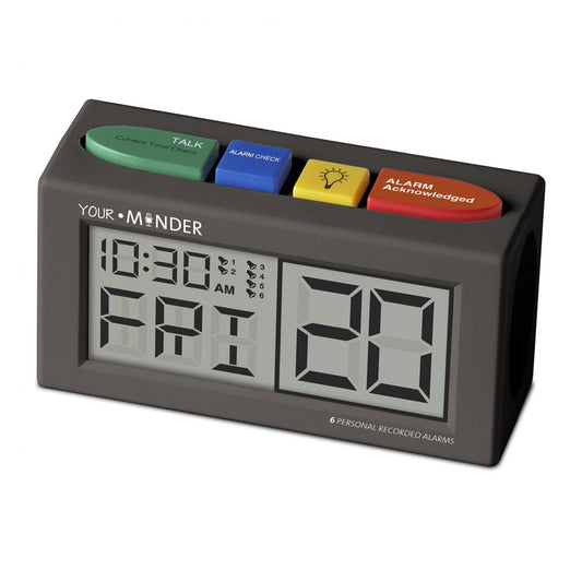MedCenter Recording Alarm Clock with Adapter